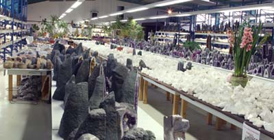 Drusen Amethyst und Bergkristall mit Meditation